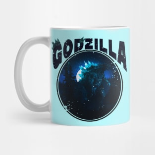 the kaijuu god zilla grunge Mug